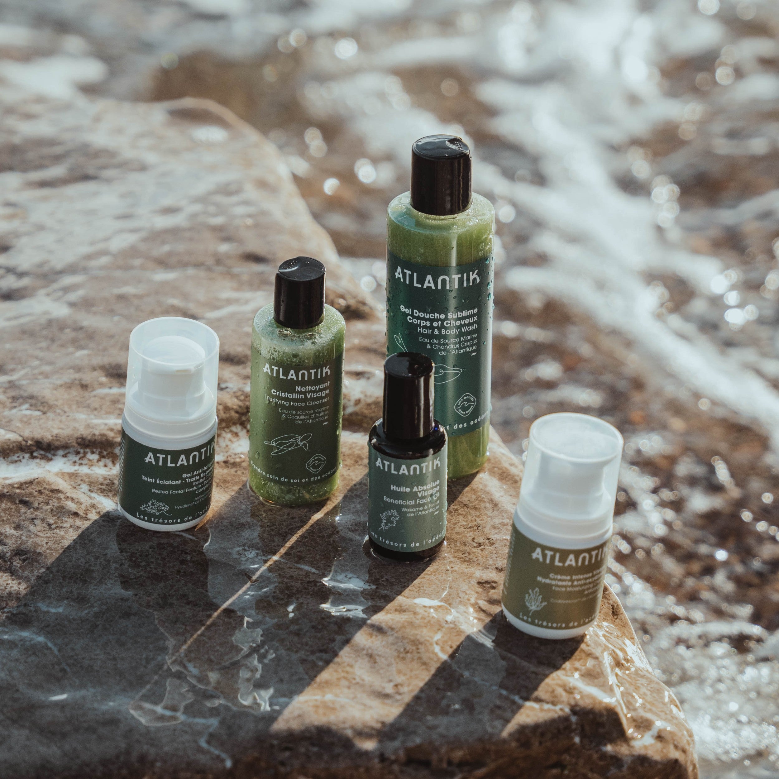 Les soins Océaniques pour la peau, à base d'actifs issus des algues